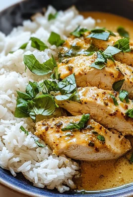 Spiced Coconut Basil Chicken with Rice: A Flavorful Delight
