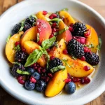 Summer Peach Fruit Salad
