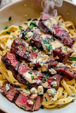 The Best Creamy Steak Pasta Alfredo Recipe