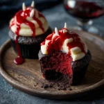 Vampire Bite Halloween Cupcakes: A Spooky Delight with a Deliciously Sinister Twist