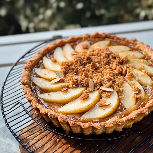 Chai Spiced Pear Almond Crumble Tart: A 42-year Secret