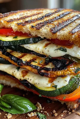 Grilled Veggie & Mozzarella Sandwiches