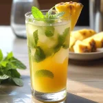 Iced Pineapple Mint Green Tea