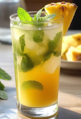 Iced Pineapple Mint Green Tea