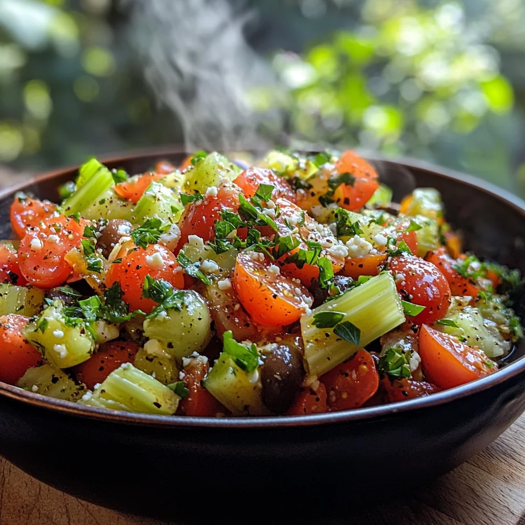 Mediterranean Celery Salad